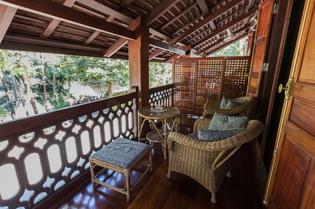 Balcony at Mekong Riverview Hotel Luang Prabang, Laos